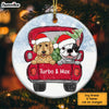 Personalized Dog Christmas Circle Ornament SB301 81O34 1