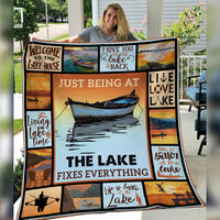 Lake Fixes Everything Fleece Blanket JN296 67O36 thumb 1