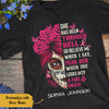 Personalized Skull Girl Breast Cancer She Has Been Through Hell T Shirt AG261 73O58 1