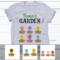 Personalized Garden of Mom Grandma T Shirt MR291 73O57 thumb 1