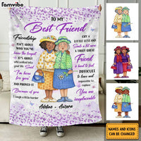 Personalized Gift For Friends Sister Under The Tree Blanket 31099 thumb 1