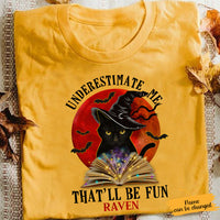 Personalized Halloween Black Cat That Will Be Fun T Shirt JL191 95O65 thumb 1
