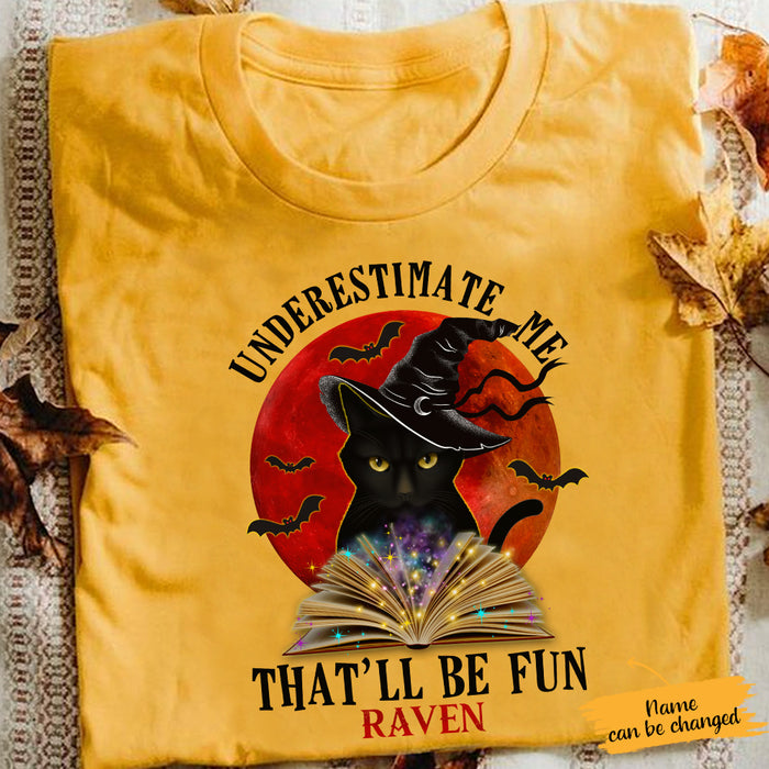 Personalized Halloween Black Cat That Will Be Fun T Shirt JL191 95O65 1