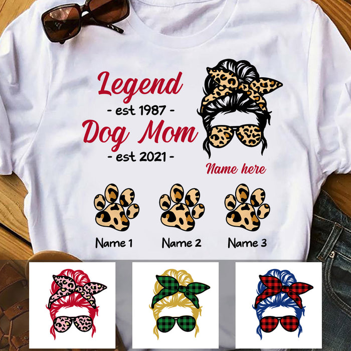 Personalized Dog Mom T Shirt MR231 26O53 1