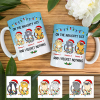 Personalized Cats Regret Nothing Christmas MDF Mug OB291 73O47 thumb 1