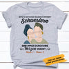 Personalized Side By Side Friends Freundinnen German T Shirt AP145 30O58 1