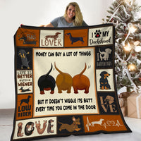 Dachshund Dog Blanket NB272 81O58 thumb 1