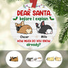 Personalized Dog Christmas Dear Santa Before I Explain  Ornament OB122 87O34 1