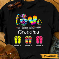 Personalized Love Being Mom Grandma T Shirt JN222 30O47 thumb 1