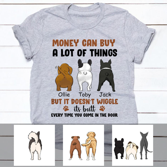 Personalized Dog Wiggle Butt T Shirt OB92 81O34 1