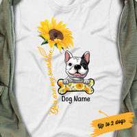 Personalized You Are My Sunshine Dog T Shirt JR251 67O34 thumb 1