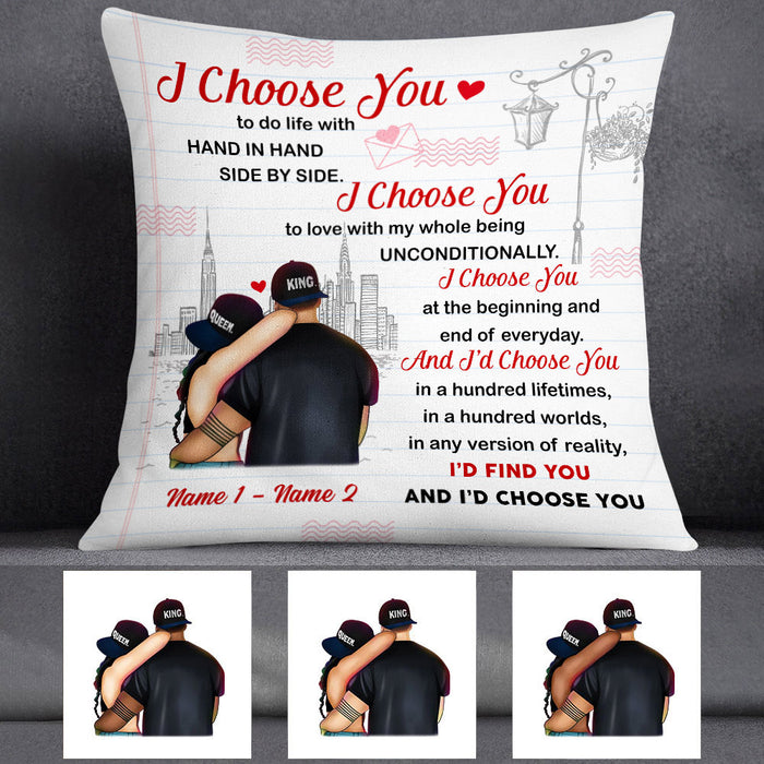 Personalized Couple Pillow MR91 26O53 (Insert Included) 1