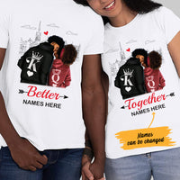 Personalized Better Together BWA Couple T Shirt SB142 26O47 thumb 1