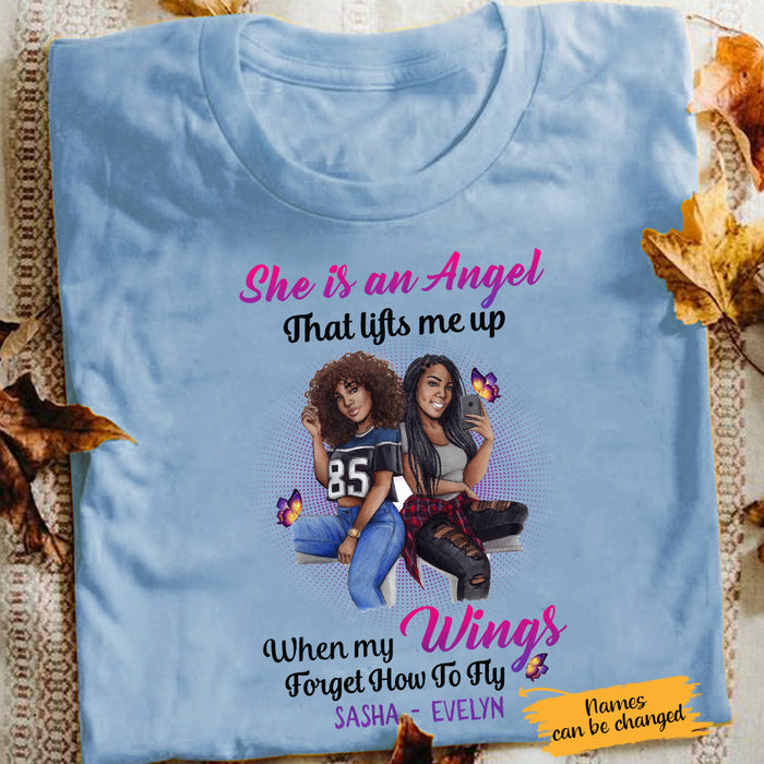 Personalized BWA Friends Angel T Shirt AG63 26O65 1
