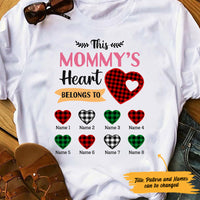 Personalized Mom Grandma Heart Belong To T Shirt MR42 95O47 thumb 1
