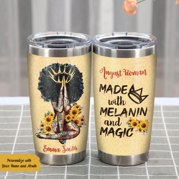 Personalized Crowned BWA Steel Tumbler JL103 65O58 1