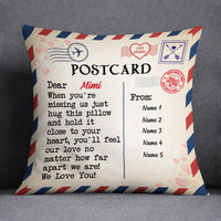 Personalized Mother's Day Postcard To Mom Grandma Pillow MR312 65O57 thumb 1