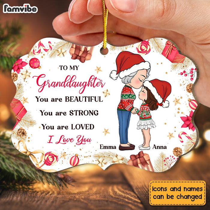 Personalized Gift For Granddaughter You Are Benelux Ornament 30214 1