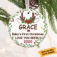 Personalized Baby First Christmas Ornament OB51 85O60 thumb 1