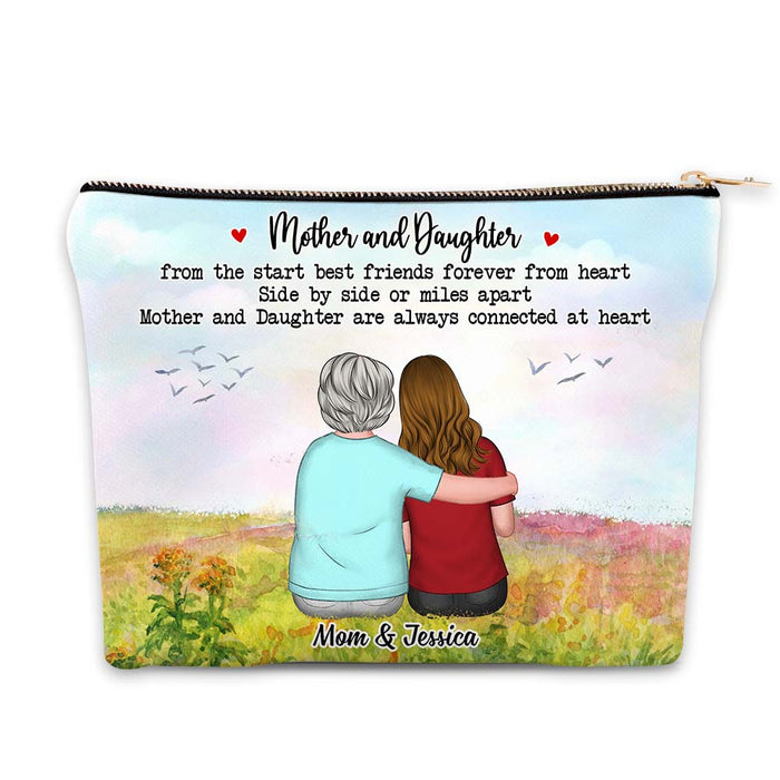 Personalized Gift For Mom Watercolor Background Cosmetic Bag 32211 1