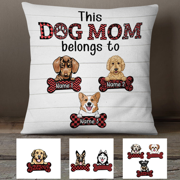 Personalized Dog Mom Pillow JR231 73O34 (Insert Included) 1