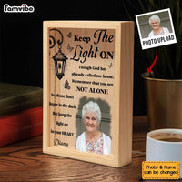Personalized Memorial Upload Photo Keep The Light On Picture Frame Light Box 31645 thumb 1