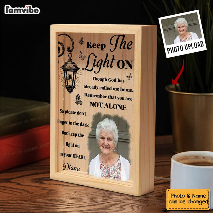 Personalized Memorial Upload Photo Keep The Light On Picture Frame Light Box 31645 1