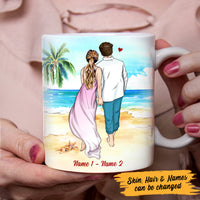Personalized Couple Beach Mug JN84 26O47 thumb 1