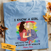 Personalized Colour LGBT Lesbian Love T Shirt SB151 65O53 thumb 1