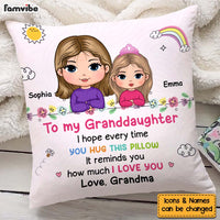 Personalized Gift For Granddaughter Hug This Pillow 30390 thumb 1