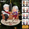 Personalized Couple Together Since Ornament 30507 1