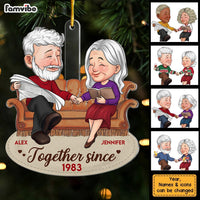 Personalized Couple Together Since Ornament 30507 thumb 1