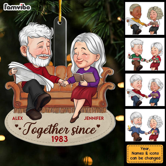 Personalized Couple Together Since Ornament 30507 1