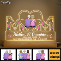 Personalized Mother And Daughter From The Star Plaque LED Lamp Night Light 30408 thumb 1