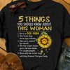 5 Things About Dog Mom T Shirt  DB2312 81O57 1