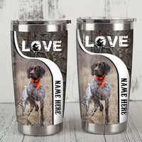 Personalized Dog Love Steel Tumbler  JR112 87O58 thumb 1