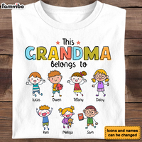 Personalized Grandma Drawing Shirt - Hoodie - Sweatshirt 31853 thumb 1