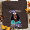 Personalized BWA Nurse God Heals Me T Shirt AG112 27O47 1