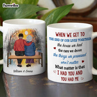 Personalized Couple Gift We Get To The End Of Our Lives Together Mug 31248 thumb 1