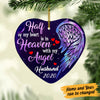 Personalized Memorial Wings Angel Heart Ornament NB161 81O60 1