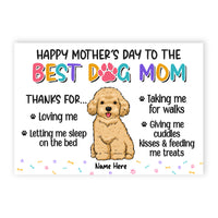 Personalized Dog Mom Mother's Day Card MR153 95O36 thumb 1