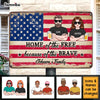 Personalized Patriotic Gifts For Couples Husband Wife Home of The Free Metal Sign 26177 1