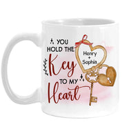 Personalized Couple You Hold The Key To My Heart Mug 31074 thumb 1