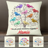 Personalized  French Maman Grand-mère Blessings Tree Mom Grandma Pillow AP97 65O36 (Insert Included) 1