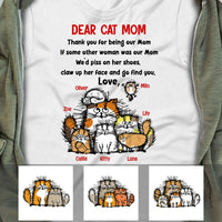 Personalized Dear Cat Dad Mom  T Shirt OB281 30O53 thumb 1