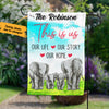Personalized This Is Us Elephant Family Flag AG221 29O36 1