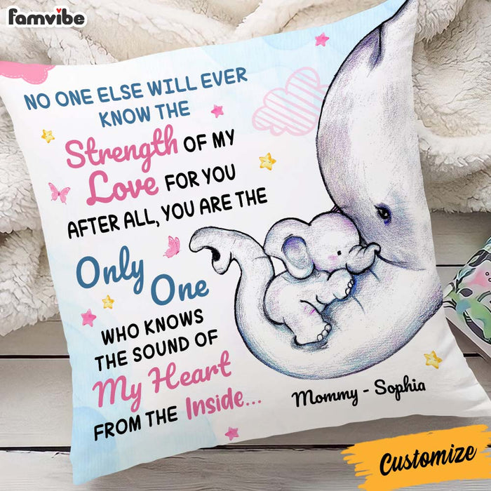 Personalized Gift For Mom Elephant Pillow 22975 1