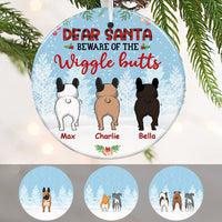 Personalized Wigglebutt Dog Christmas  Ornament OB84 85O57 thumb 1