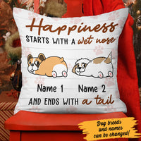 Personalized Dog Wet Nose  Pillow NB302 85O60 (Insert Included) thumb 1