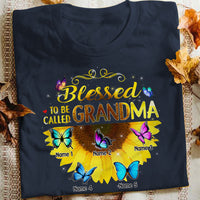 Personalized Blessed To Be Called Grandma T Shirt AP71 73O57 thumb 1